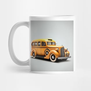 Art Deco Style Taxis Mug